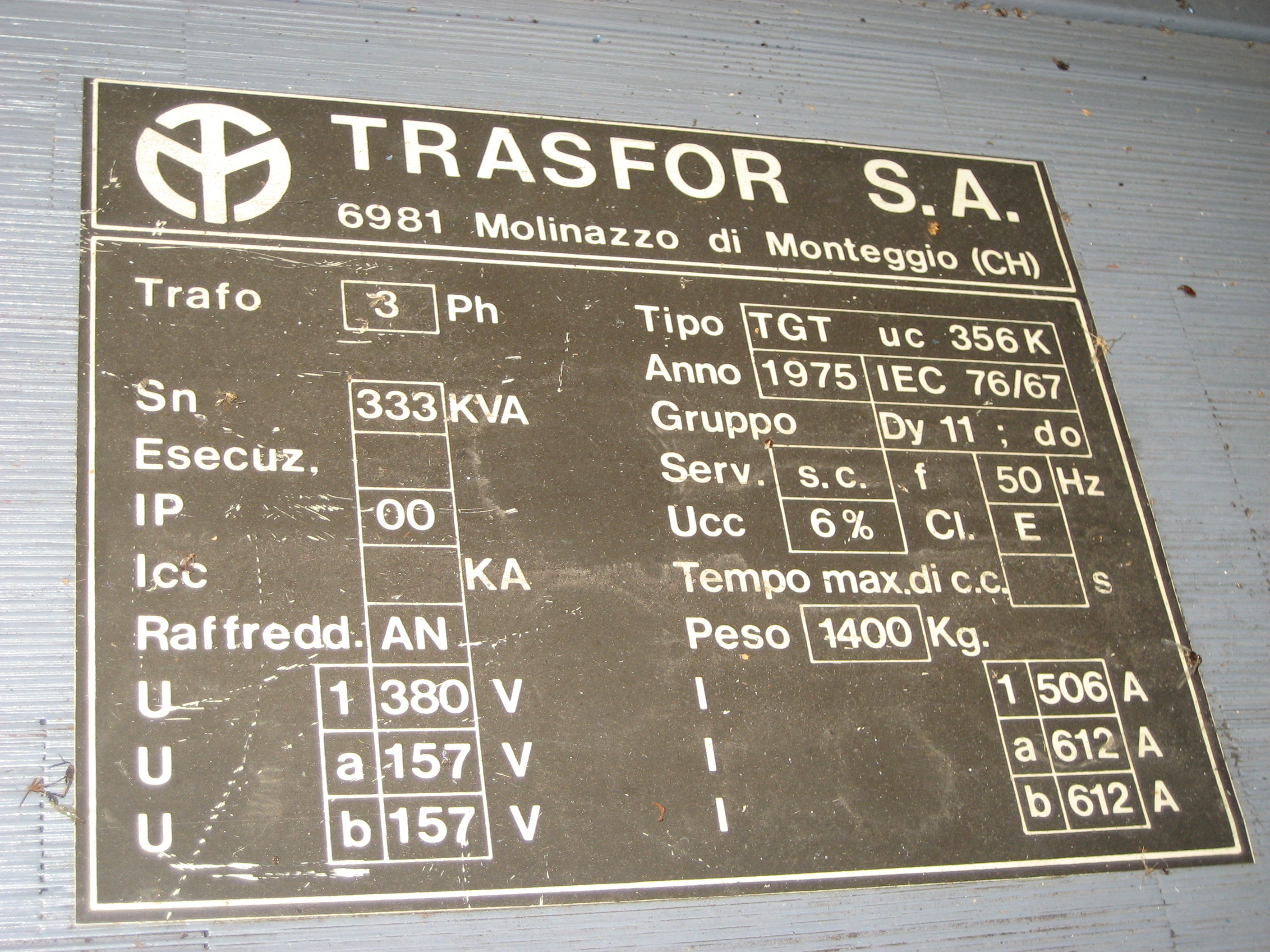 Plaque Transfo D21